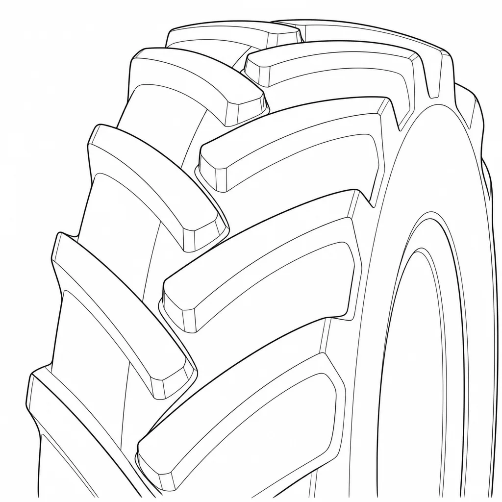 Schéma illustratif : Barrettes incurvées de grande section