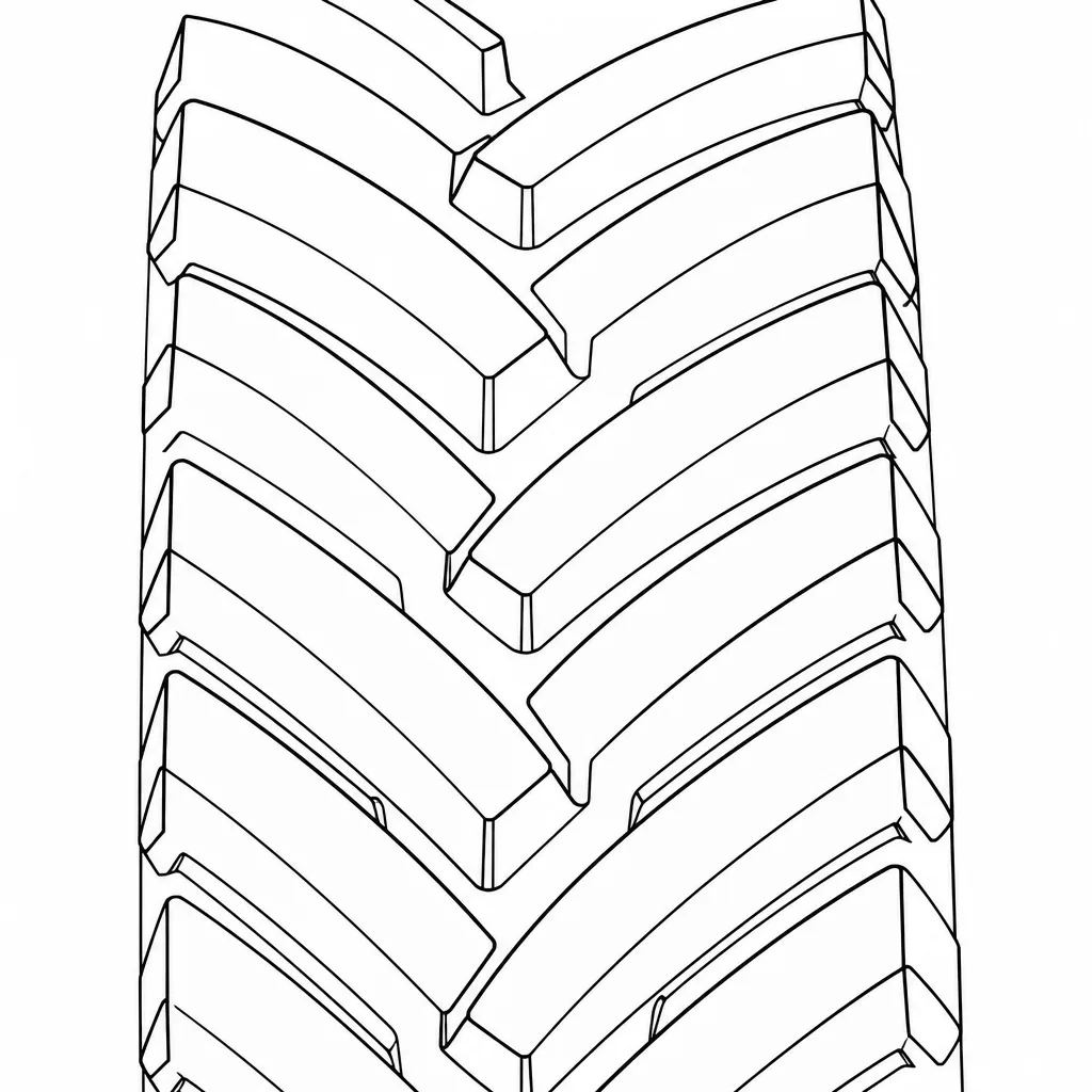 Schéma illustratif : Jonction centrale des chevrons sans liaison circonférentielle porteuse