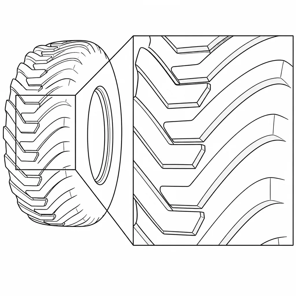 Schéma illustratif : Chevrons dépourvus de lamelles