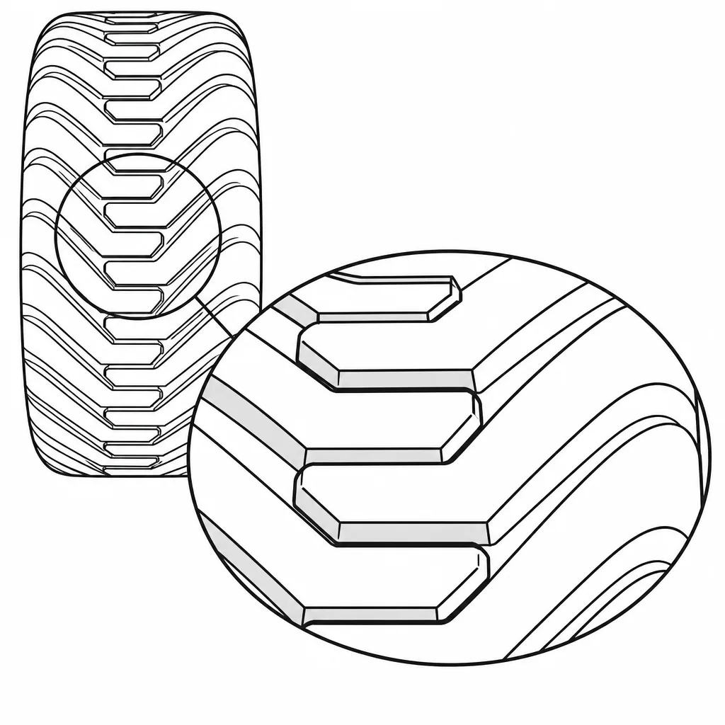 Schéma illustratif : Chevrons dépourvus de fines lamelles