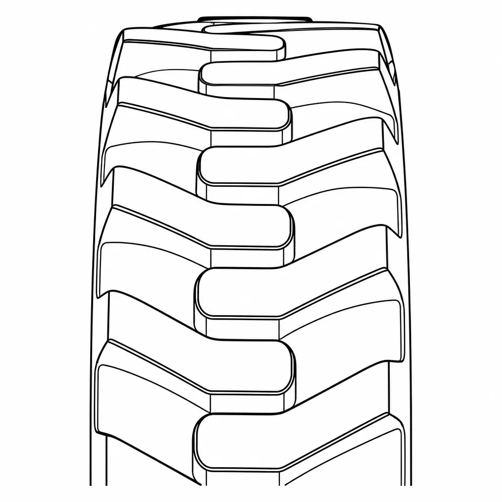 Schéma illustratif : Blocs centraux décalés sans nervure continue