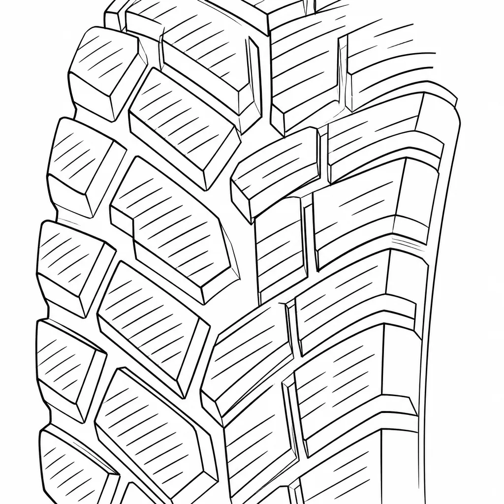 Schéma illustratif : Lamellisation diagonale de densité moyenne