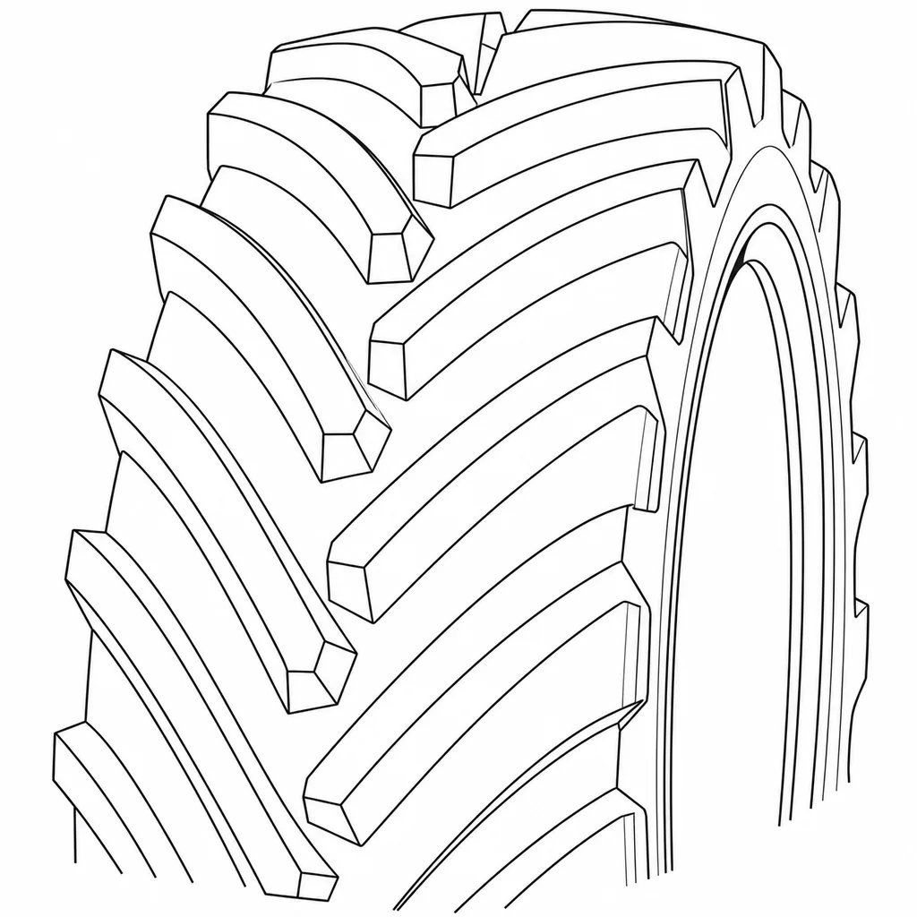 Schéma illustratif : Barrettes massives, longues et très faiblement découpées