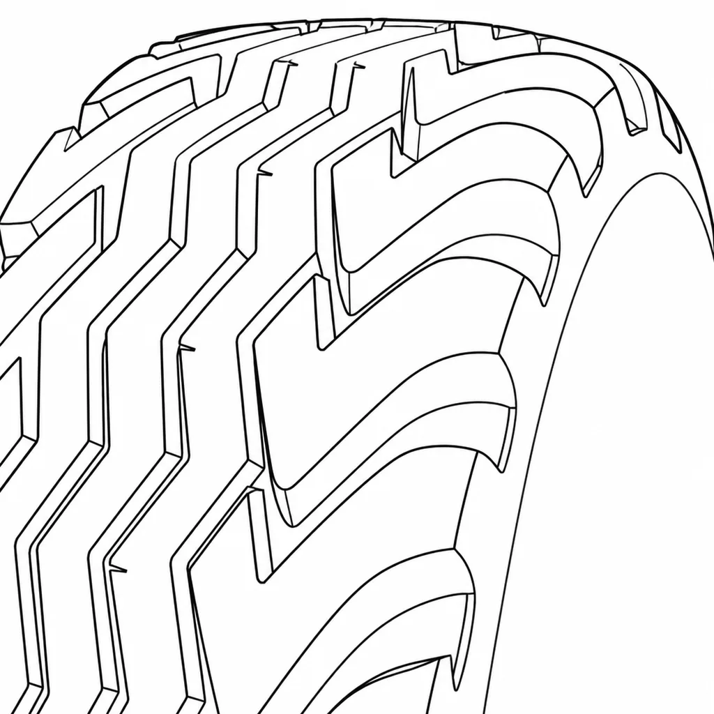 Schéma illustratif : Grands blocs en chevrons comportant peu d’entailles