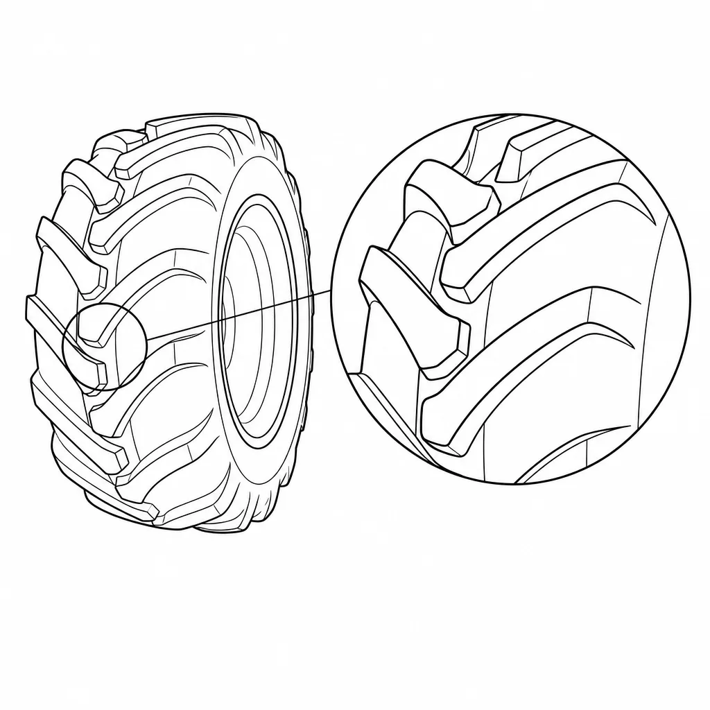 Schéma illustratif : Barrettes massives à surface pleine, dépourvues de lamelles